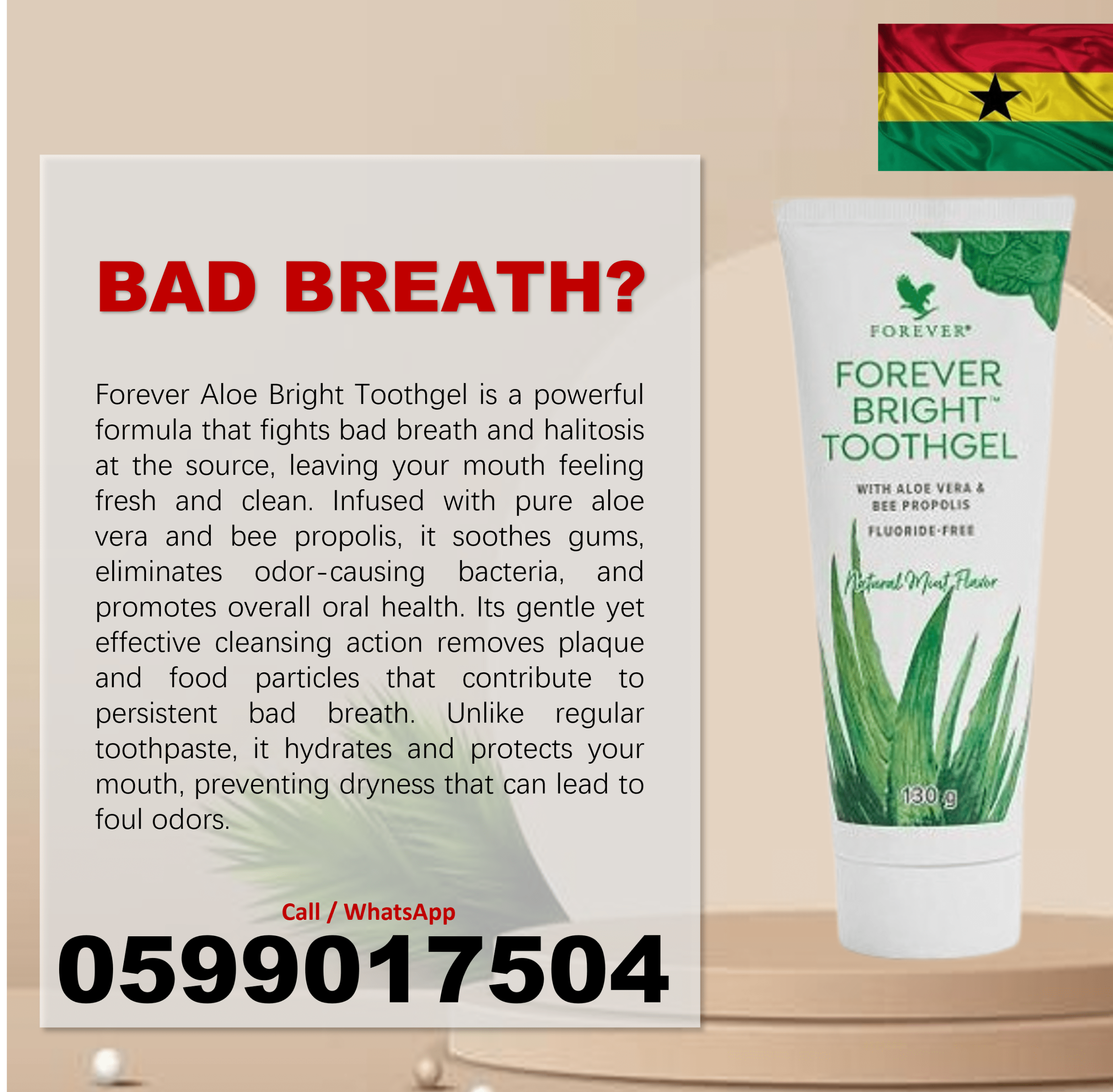 forever aloe bright toothgel