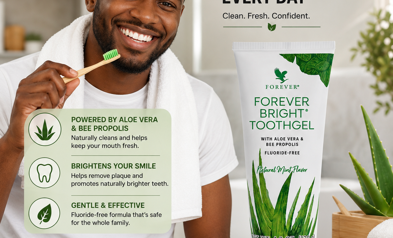 forever aloe bright toothgel