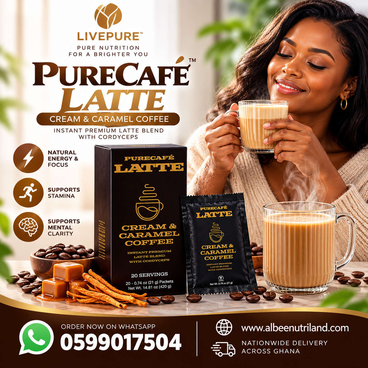 Live Pure Latte Coffee