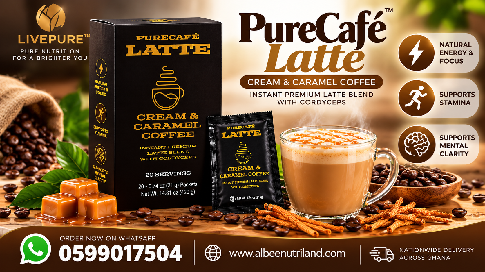 Live Pure Latte Coffee