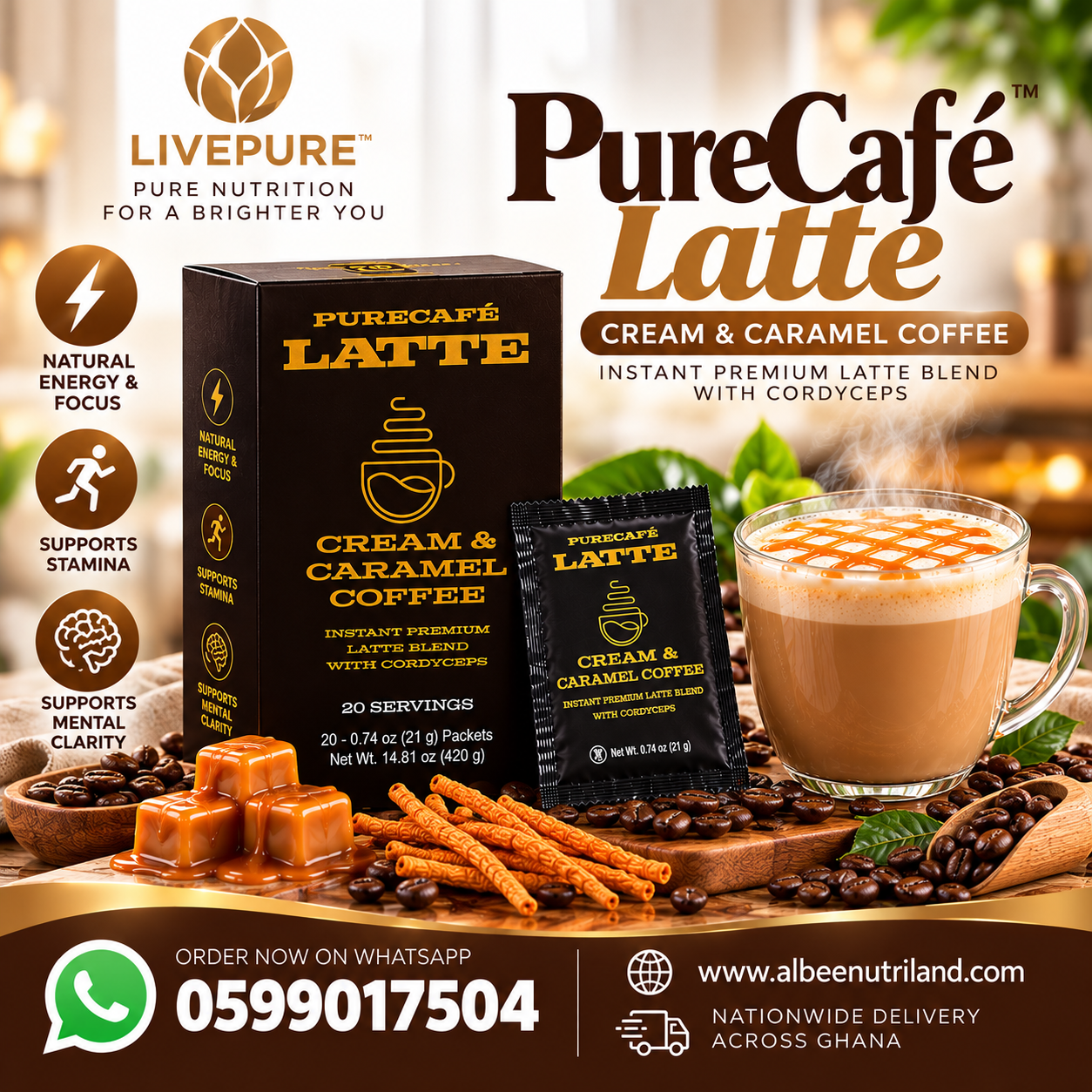 Live Pure Latte Coffee