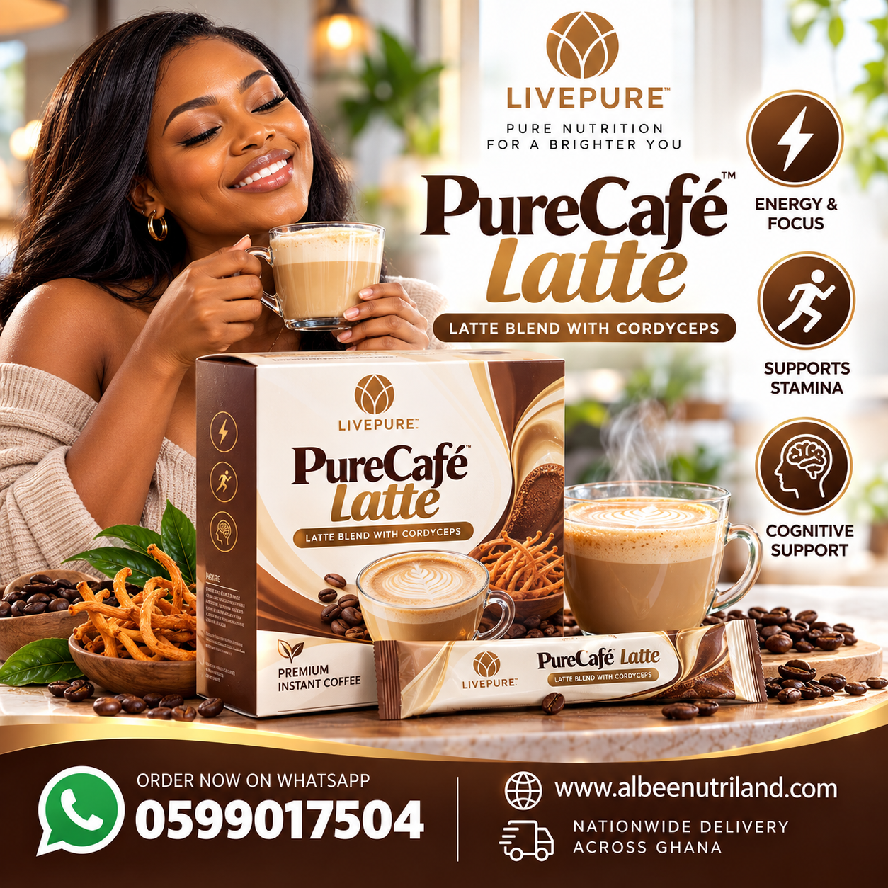 Live Pure Latte Coffee
