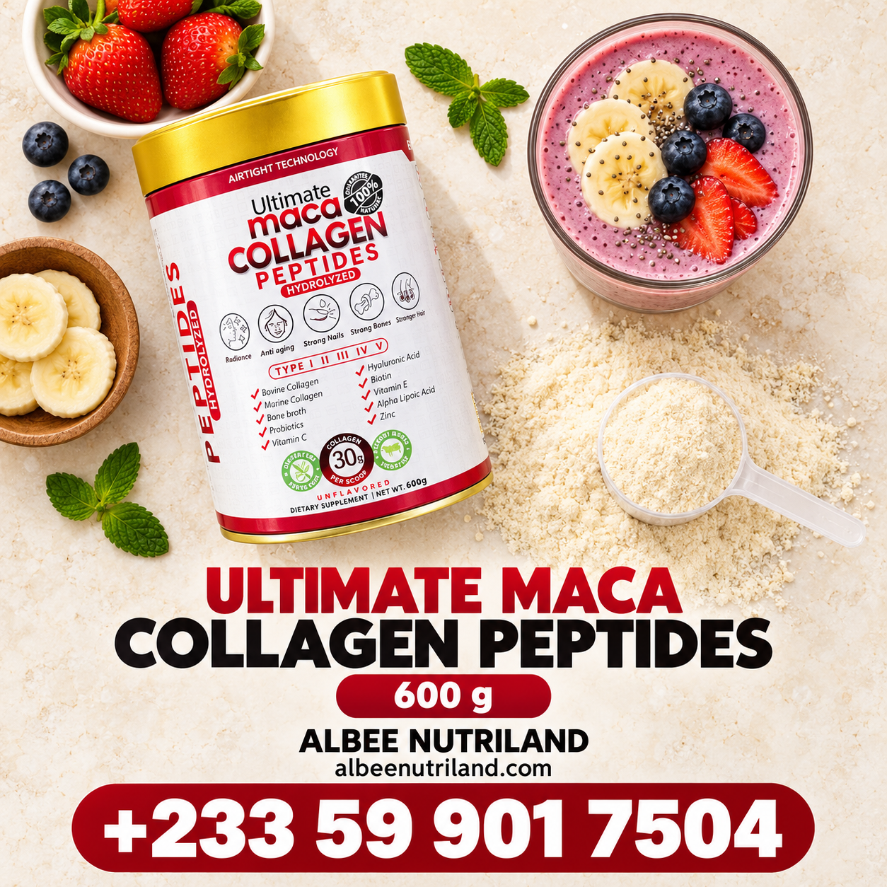 Ultimate Maca Collagen Peptides