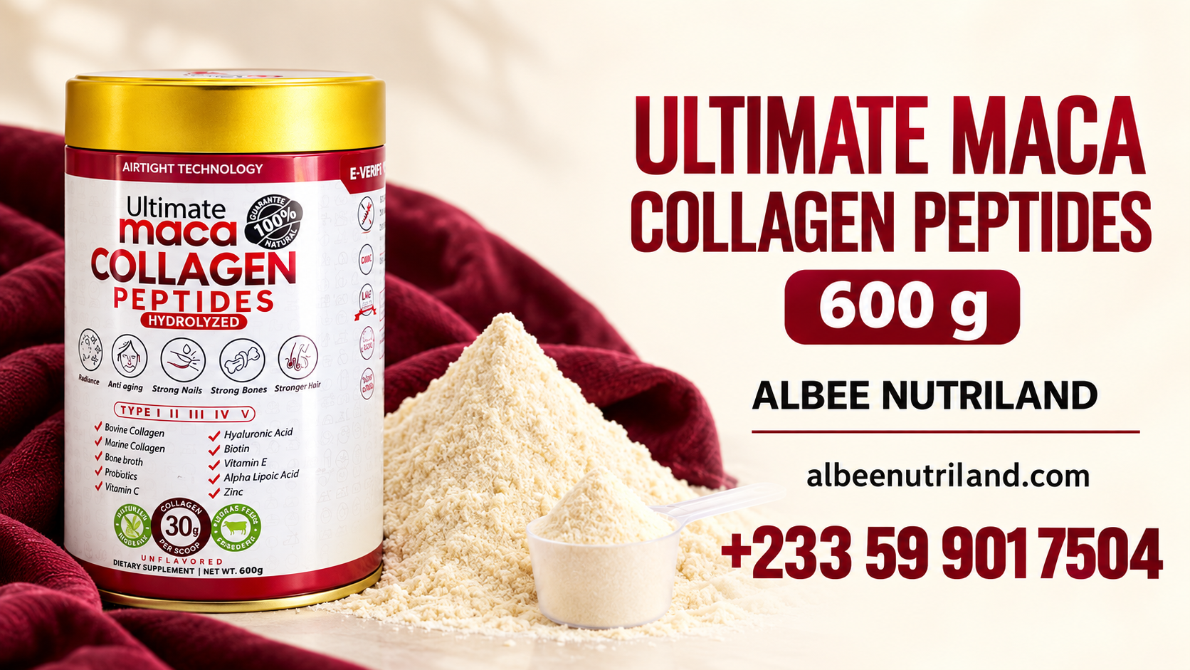 Ultimate Maca Collagen Peptides