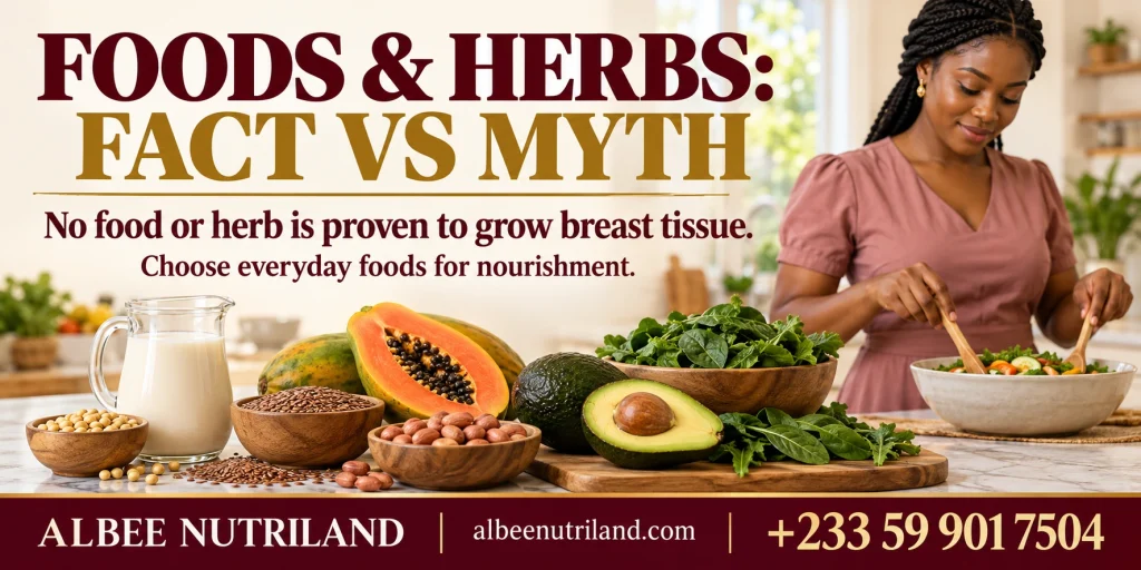 Foods for fuller breasts