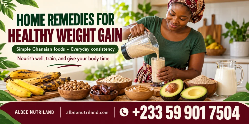 Home remedies to gain weight