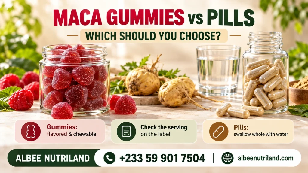 Maca Gummies vs Pills: Which Should You Choose?