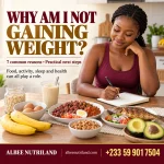 Skinny Ghanaian man wondering why he is not gaining weight